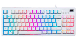 [Dim-VG-K387-BLK-BLU-2] TECLADO PARA GAMING VSG QUASAR RGB SWITCH AZUL OUTEMU VG-K387-WHT-RED, USB BLANCO
