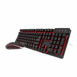 [7502266675945-S] Kit  Vorago Start The Game Teclado Y Mouse Retroiluminado Usb Km-500