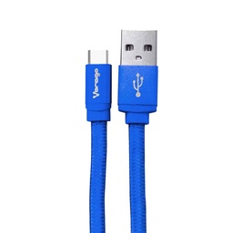 [7502266677611-V] Cable                                                                                                                                                                                                                                                                                                                                                                                                                                                                                                                                                                                                                                                                                                                                                                                                                                                                                                                         Vorago Cab-123 Usb-tipo C  1 Metro Carga Rapida Azul