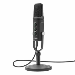 [7503033057254-Y] Kit  Microfono Condensador Usb Yeyian Ysa-uchq-01 Agile Nl Negro