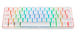 [Dim-VG-KM981-WHT-BRW] TECLADO MECANICO PARA GAMING VSG MINTAKA KAILH MARRON VG-KM981-WHT-BRW BLANCO