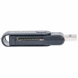 [766623101981-M] Lector  De Tarjetas Manhattan Usb 3.0, 24 En 1 101981