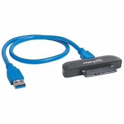 [766623130424-M] Convertidor  Manhattan Usb 3.0 A Hdd Sata 2.5 Super Speed 130424