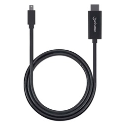 [766623153232-M] Cable  Displayport Mini Manhattan M A Hdmi M 1.8m 153232