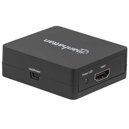 [766623207652-M] Video  Splitter Manhattan Hdmi Hdtv 1080p, 1 In : 2 Out Usb 207652