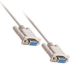 [766623301404-M] Cable  Null Modem Manhattan Db9 Hembra-db9 Hembra 1.8m 301404