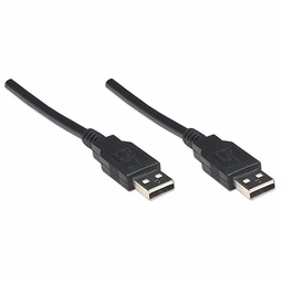 [766623306089-M] Cable  Usb Manhattan V2.0 A Macho-a Macho  1.8mts 306089
