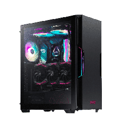 [Dim-STARKER-BKCWW] GABINETE ADATA XPG STARKER RGB CON VENTANA MID TOWER SIN FUENTE COLOR NEGRO