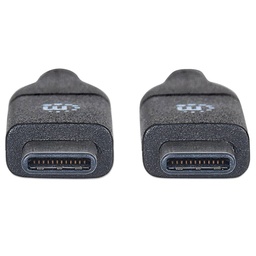[766623353526-M] Cable  Usb-c Manhattan V3.1, C-c 1.0m Negro 353526