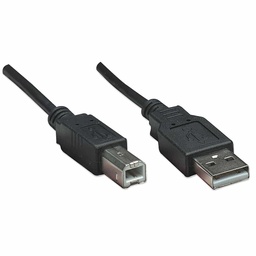 [766623374507-M] Cable                                                                                                                                                                                                                                                                                                                                                                                                                                                                                                                                                                                                                                                                                                                                                                                                                                                                             USB Manhattan V2.0 A-b 0.5m, Negro 374507