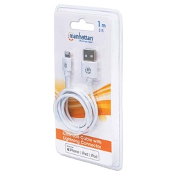 [766623393744-M] Cable                                                                                                                                                                                                                                                                                                                                                                                                                                                                                                                                                                                                                                                                                                                                                                                                                                                                            Manhattan Ilynk USB Lightning Iphone 5 393744