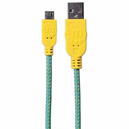 [766623394000-M] Cable                                                                                                                                                                                                                                                                                                                                                                                                                                                                                                                                                                                                                                                                                                                                                                                                                                                                           Manhattan USB 2.0 A - Micro B 1.0m Turquesa/amarillo 394000