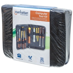 [766623400077-M] Kit  Herramientas Manhattan Mantenimiento Pc 13 Piezas 400077