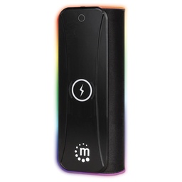 [766623425513-M] Mousepad  Manhattan Xxl 80x30cm Gaming Luz Led Y Carg Qi 10w Neg 425513