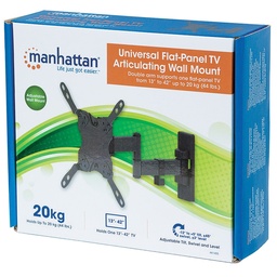 [766623461405-M] Soporte  Tv Manhattan  P/pared 20kg, 13 A 42 Articulado 461405