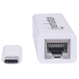 [766623507585-M] Adaptador  Manhattan Usb Tipo C 3.2 A Rj45 Red Gigabit Ethernet 507585