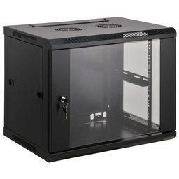 [766623711753-I] Gabinete  Mural 19 6u Negro Intellinet 711753