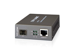 [845973030476-T] Convertidor  De Medios Tp-link /10kmmono/500mtsmulti-modo/giga/ Mc220l