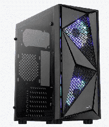 [Dim-GLIDER] GABINETE PARA GAMING AEROCOOL GLIDER COSMO G BLACK V1