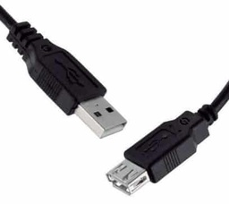 [JL-3520] Cable  Getttech Jl-3520 Usb 2.0, Usb A-extension, Negro, 1.5mts