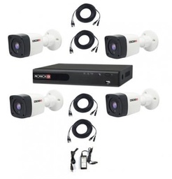 [PAK4LIGHTCC2MP-28] Provision  Kit 4 Cam Bala 2mp + Dvr 4ch+1 Ip Kitbox (pak4lightcc2mp-28)