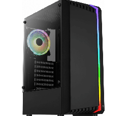 [dim-bio] Gabinete  Aerocool Bionic G V2 Con Ventana De Cristal Templado Matx Usb3 Sin Fuente