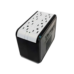 [7502266678229-V] Regulador  Vorago Avr-200 1400va 8 Contactos Negro/blanco