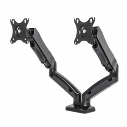 [462310] Soporte                                                                                                                                                                         Manhattan 2 Monitores 13 A 27" Fija Con Piston (462310)