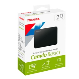 [DDUTOS130] Disco Duro Externo TOSHIBA HDTB420XK3AA - 2 TB, USB 3.0, 2.5 pulgadas, Negro